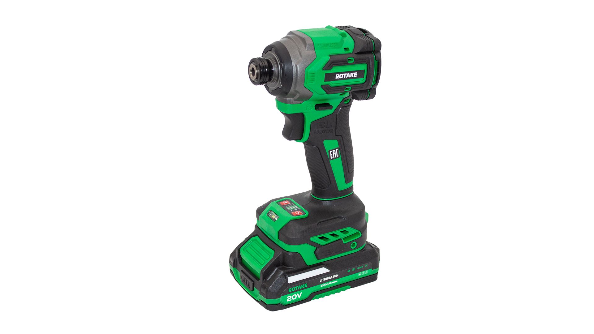 RC8106 Шуруповерт аккумуляторный ударный RC8106 1/2" (патрон 13 мм) 160Нм (в кейсе) ROTAKE