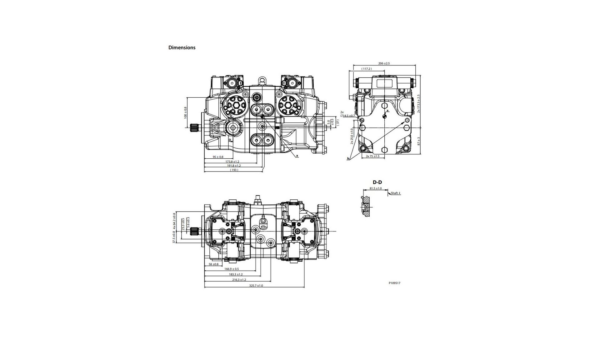 11174972 Насос гидравлический Danfoss