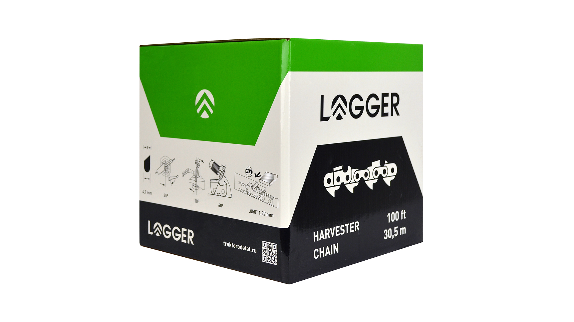 18LG404"-080-100FT Цепь пильная 404"-080-100FT LOGGER