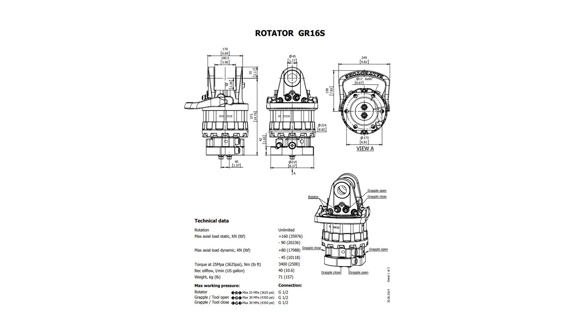 116101 Ротатор  Baltrotors