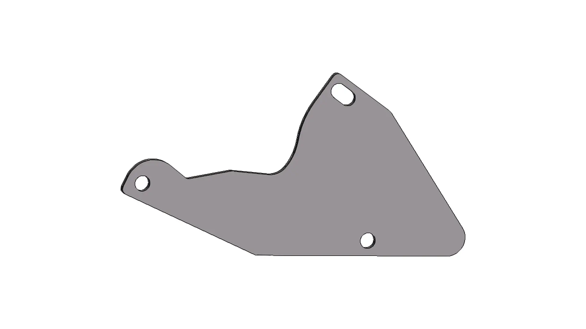 Z200.00.00.00-051 Пластина защитная рамы LOGGER