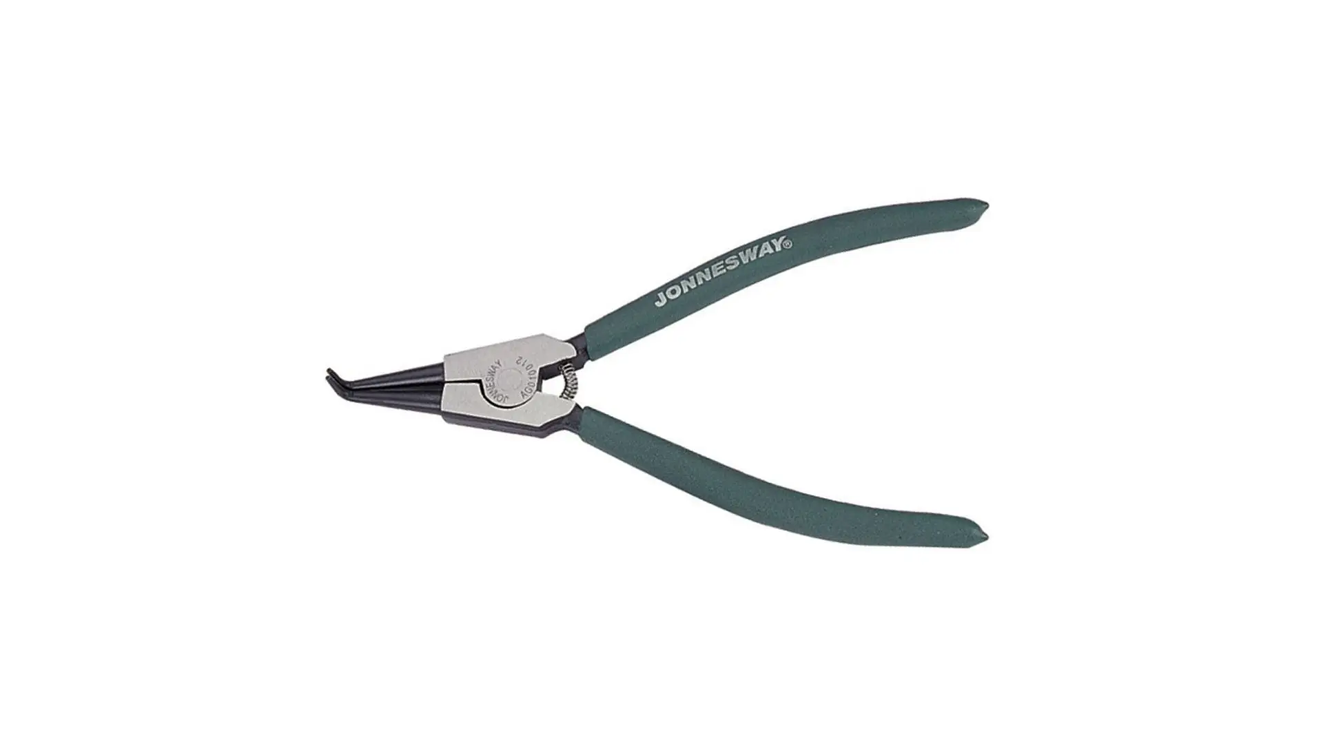 048660 Щипцы для стопорных колец "разжим загнутый" 220 мм, AG010012 Jonnesway