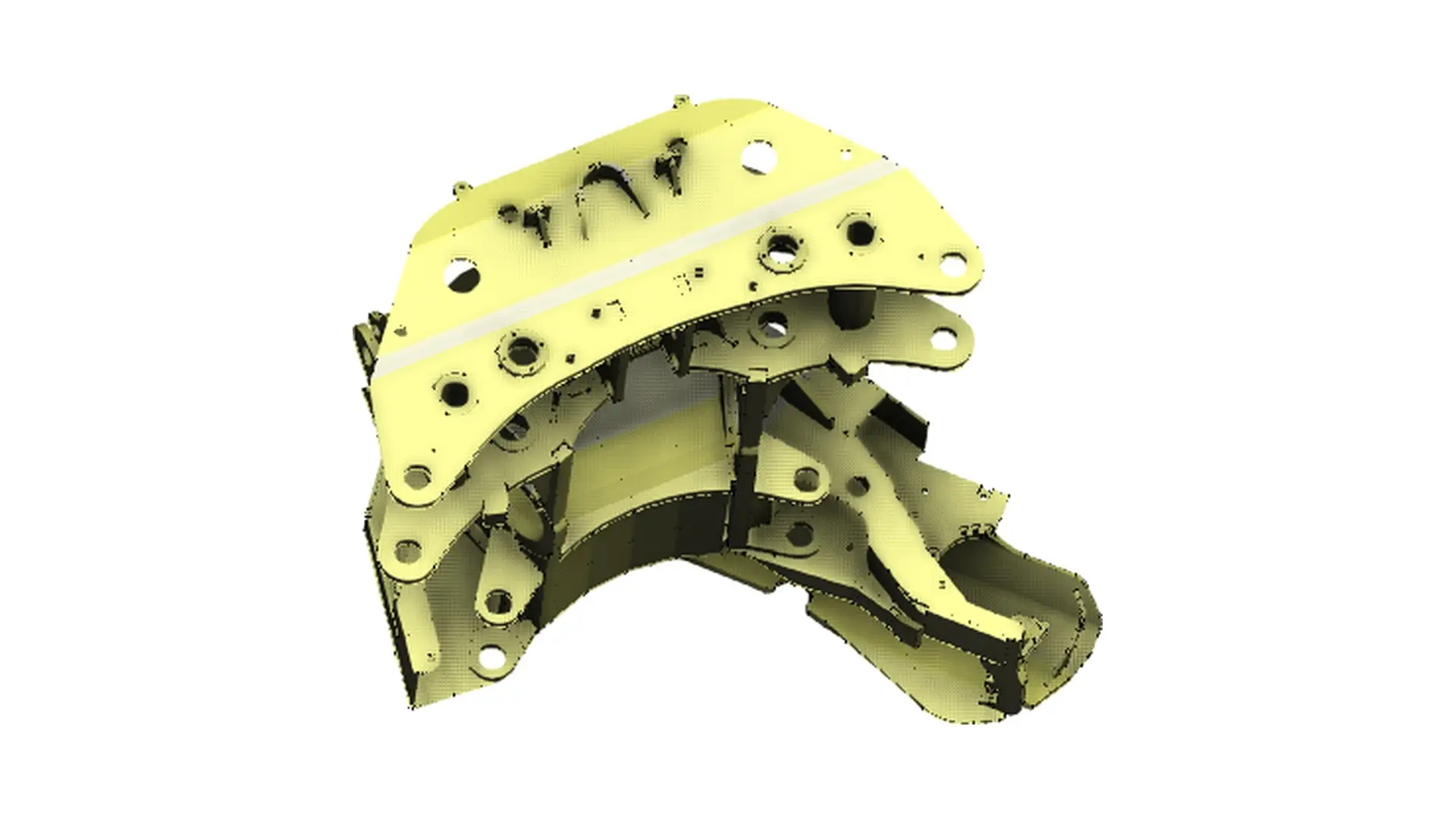 Z200.10-3.00.00S Рама харвестерной головки LOGGER