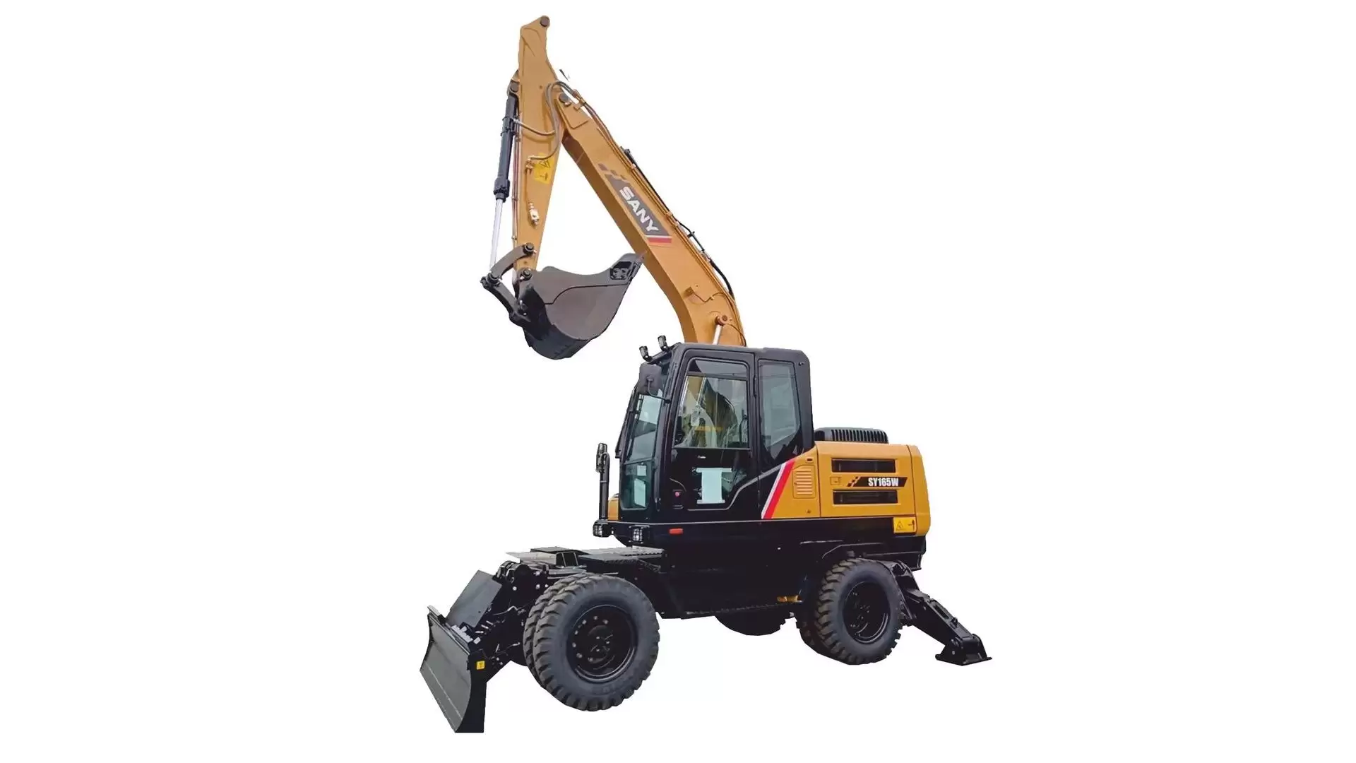 SY165W с аутригерами