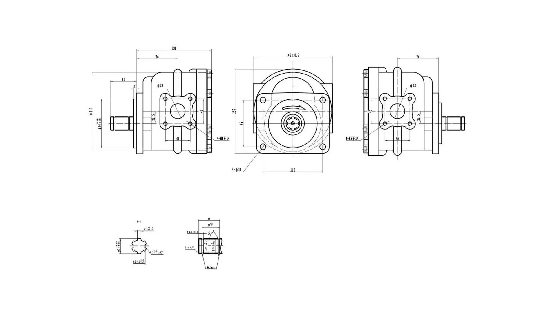 НШ 32А-3 правый Насос шестеренный  