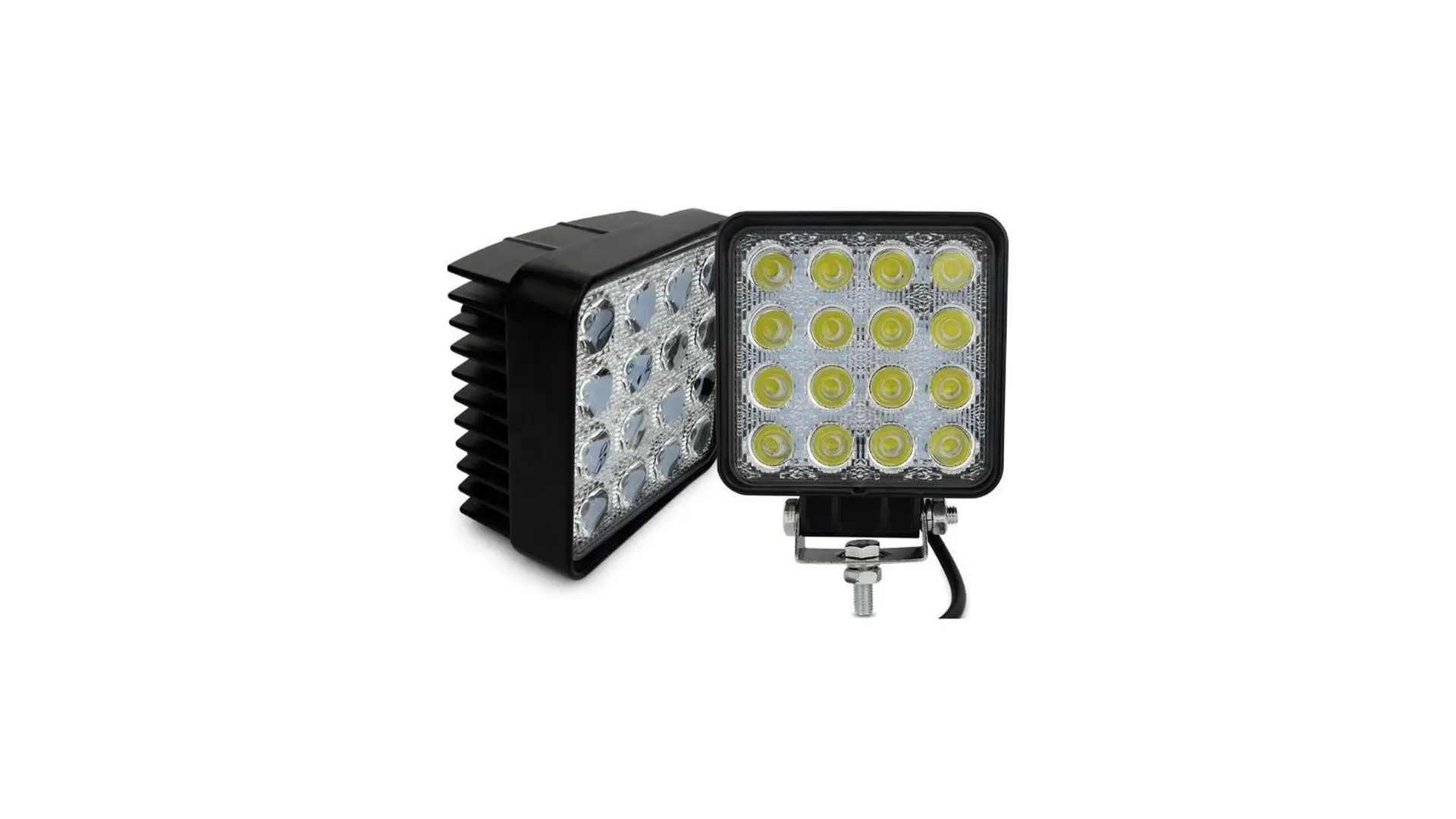 WL-080S-FW-PF*2 Фара проблесковая квадр. LED COMB. (оранж/бел.), пара. (комбинированный свет) TERRACRAFT