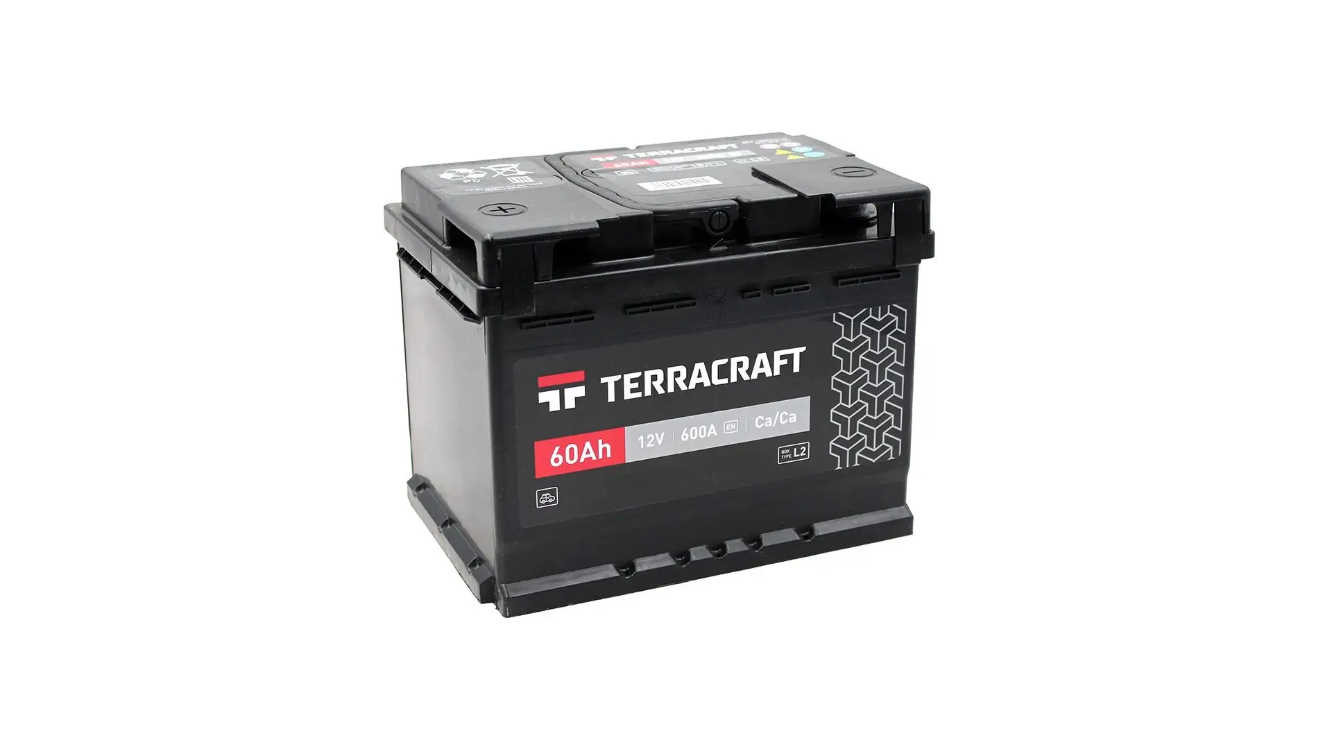 6CT-60(L+) TERRACRAFT  Аккумулятор 12V 60Ah 600A полярность 1 прямая (конус) TERRACRAFT