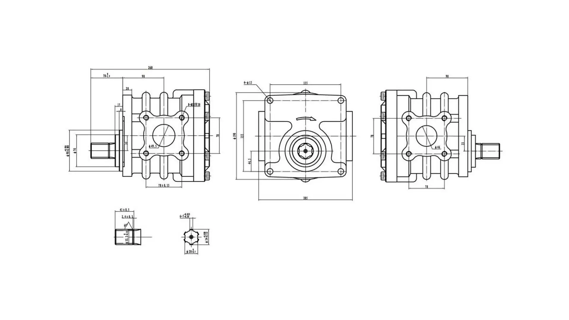 НШ 100А-3 правый Насос шестеренный  