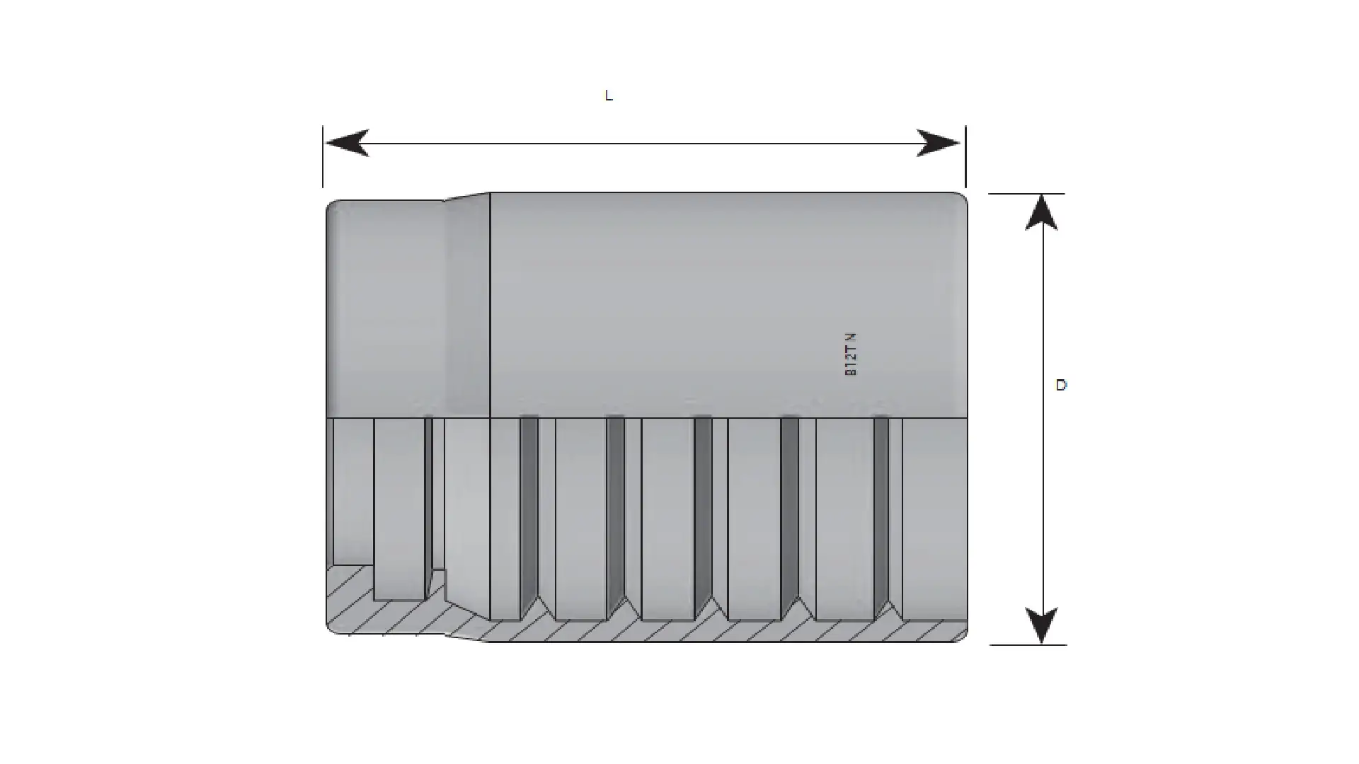 EXPB12T12N Пресс-втулка 1SN 2SN 2SC 3/4” EXPERT