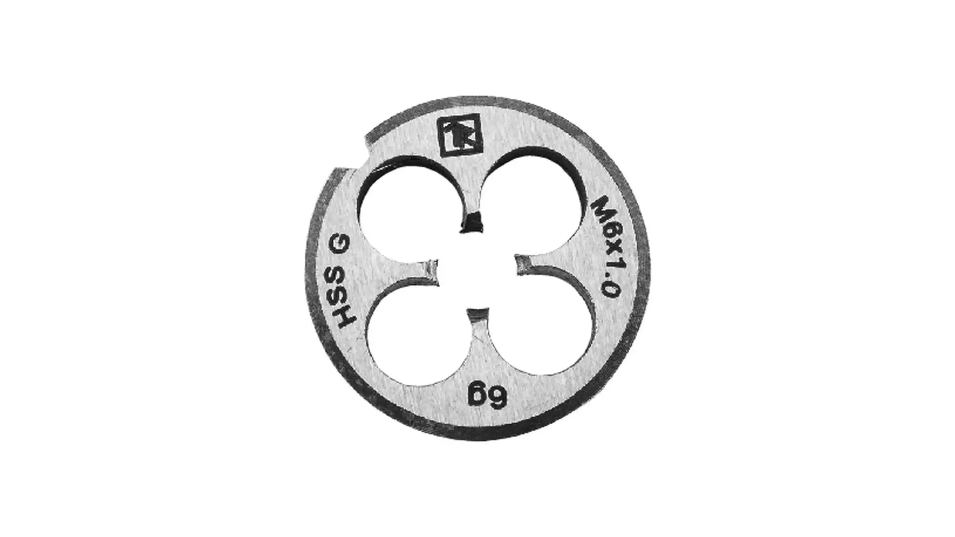 052833 Плашка D-COMBO круглая ручная М8х1.0, HSS, Ф25х9 мм, MD81 Thorvik