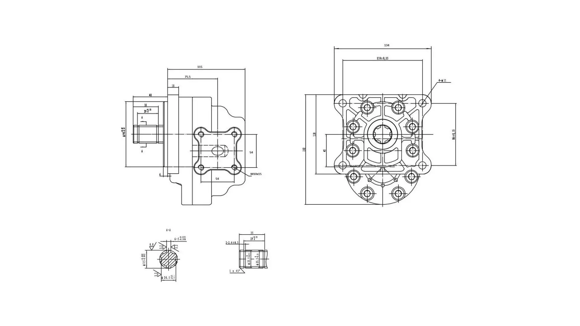 НШ 50М-3 правый Насос шестеренный  