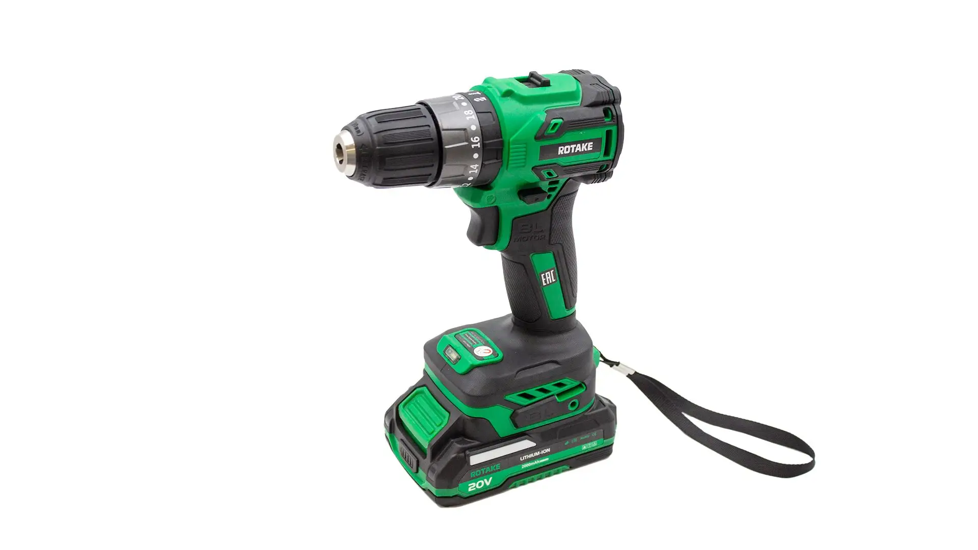 RC8104 Шуруповерт аккумуляторный ударный RC8104 3/8" (патрон 10 мм) 55Нм (в коробке) ROTAKE