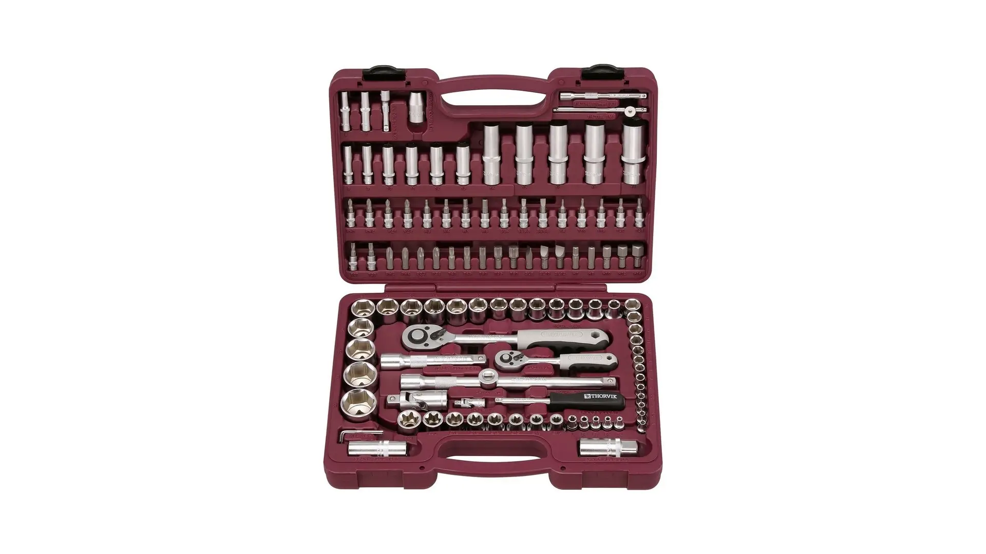 054012 Набор инструмента универсальный 1/4", 1/2" 108 предметов, TS108 Thorvik