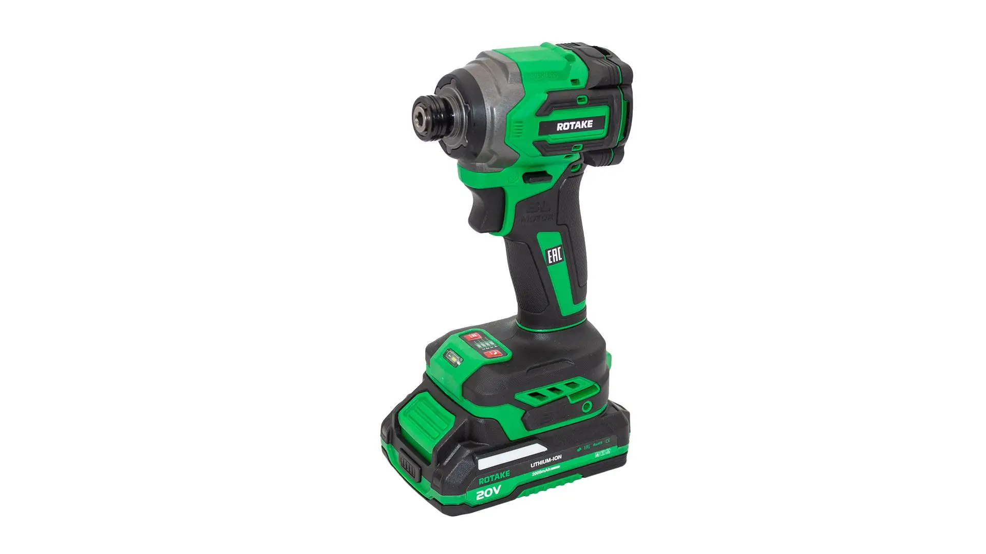 RC8201 Шуруповерт аккумуляторный RC8201 1/4" 90/160/240 Нм (в коробке) ROTAKE