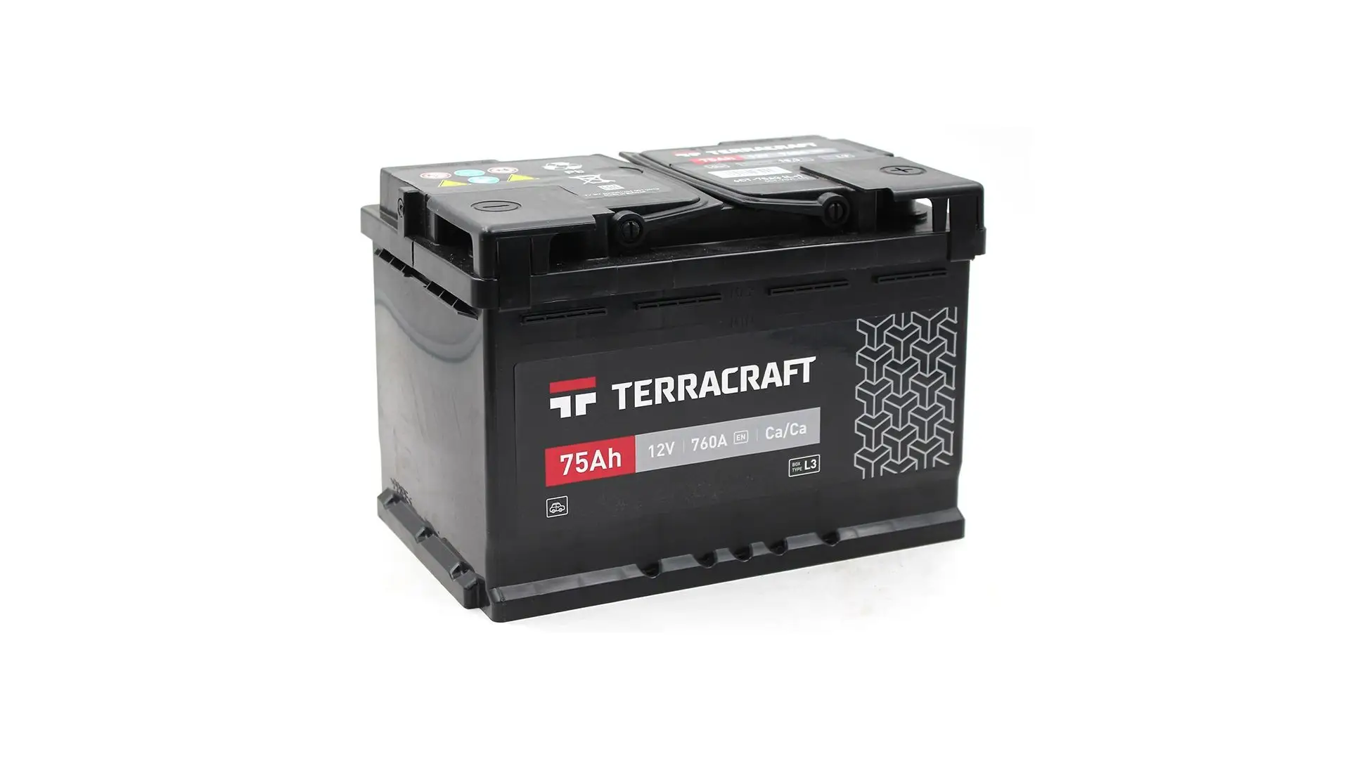 6CT-75(R+) LOGGER/TERRACRAFT Аккумулятор 12V 75Ah 760A полярность 0 обратная (конус) L3 278х175х190 TERRACRAFT