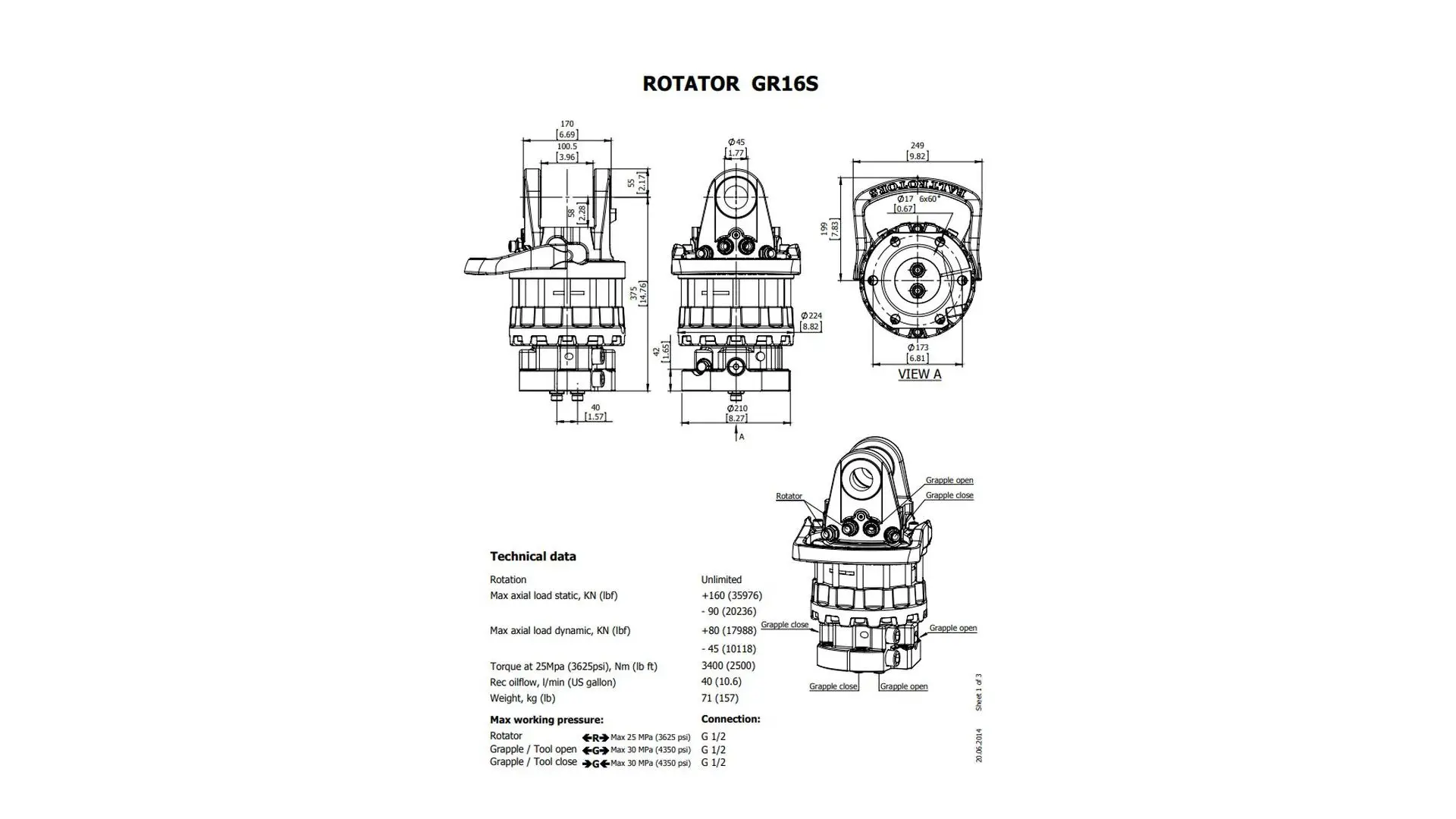 116101 Ротатор  Baltrotors