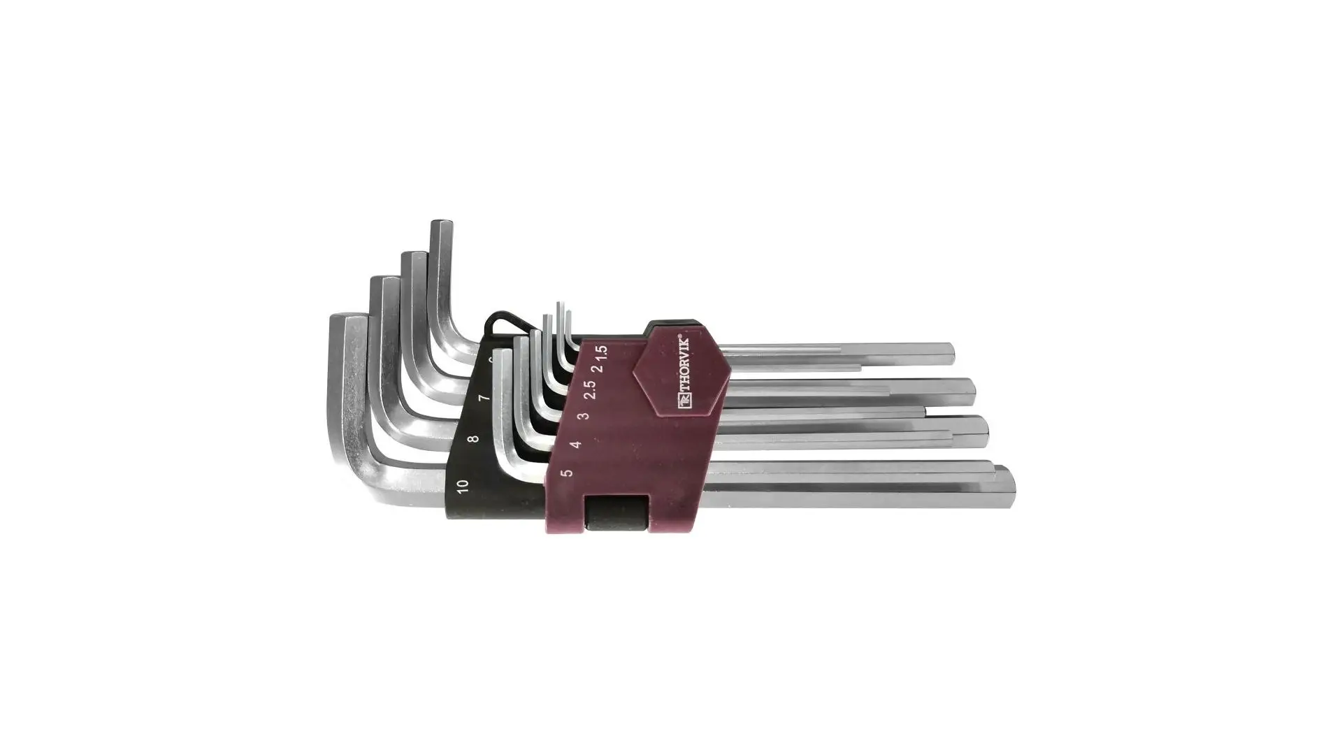 053034 Набор ключей торцевых шестигранных 1,5-10 мм, 10 предметов, HK10S Thorvik